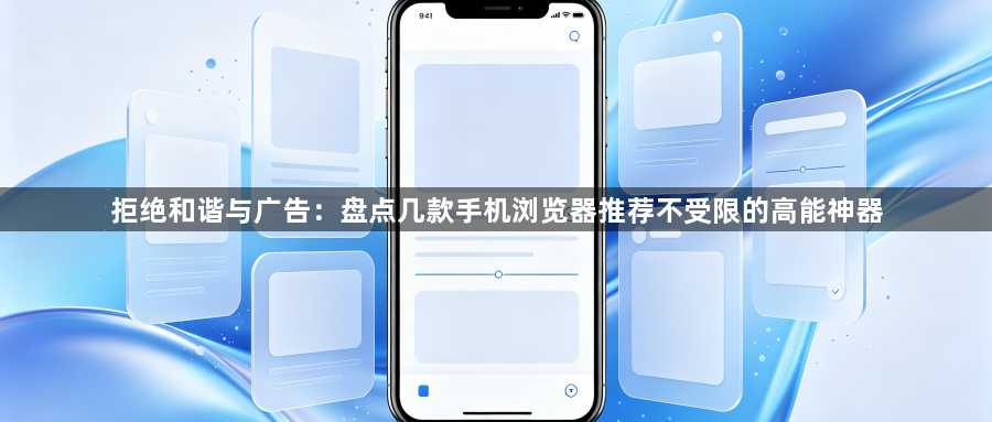 拒绝和谐与广告：盘点几款手机浏览器推荐不受限的高能神器1